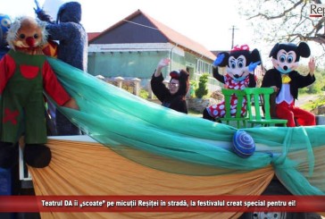 UPDATE: Teatrul DA îi „scoate” pe micuții Reșiței în stradă, la festivalul creat special pentru ei!