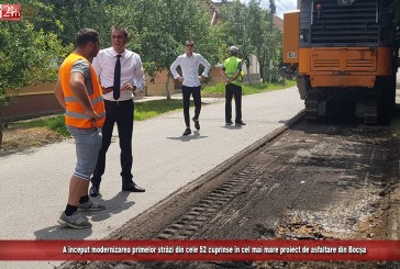 A început modernizarea primelor străzi din cele 52 cuprinse în cel mai mare proiect de asfaltare din Bocșa