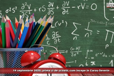 14 septembrie 2020, prima zi de școală; cum începe în Caraș-Severin