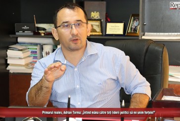 Primarul reales, Adrian Torma: „Întind mâna către toți liderii politici să ne unim forțele!”
