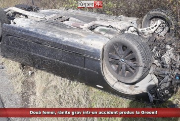 Două femei, rănite grav într-un accident produs la Greoni!