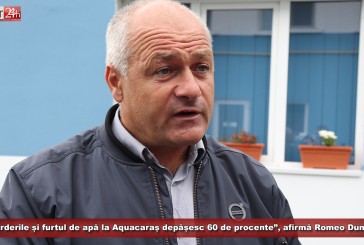 „Pierderile și furtul de apă la Aquacaraș depășesc 60 de procente”, afirmă Romeo Dunca