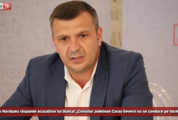 Silviu Hurduzeu răspunde acuzațiilor lui Dunca! „Consiliul Județean Caraș-Severin nu se conduce pe facebook!”