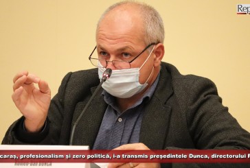 La Aquacaraș, profesionalism și zero politică, i-a transmis președintele Dunca, directorului Filipescu