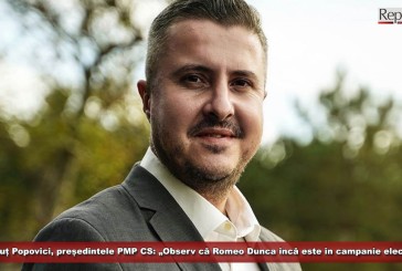 (E) Ionuț Popovici: „Observ că Romeo Dunca încă este în campanie electorală. Nu se apucă de treabă, ci doar face pe procurorul”