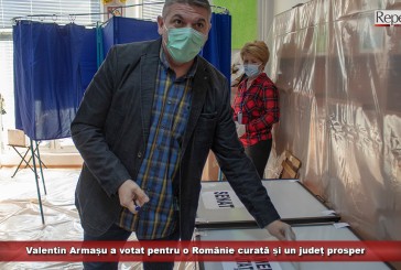 Valentin Armașu a votat pentru o Românie curată și un județ prosper