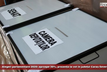 Alegeri parlamentare 2020: aproape 30%, prezența la vot în județul Caraș-Severin