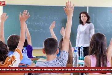 Structura anului școlar 2021-2022, publicată în Monitorul Oficial! Primul semestru se va încheia în decembrie, odată cu vacanța de iarnă