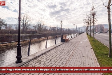 Proiectele Regio-POR avansează la Reșița! 52,5 milioane lei pentru revitalizarea zonei centrale a municipiului