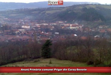 Anunț Primăria comunei Prigor din Caraș-Severin