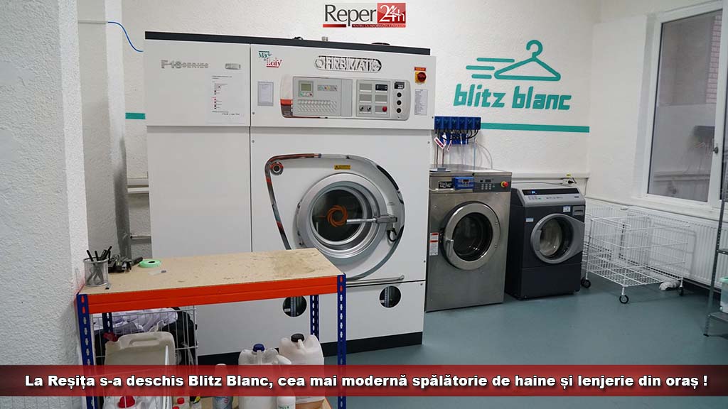 Store Elevator calf P) La Reșița s-a deschis Blitz Blanc, cea mai modernă spălătorie de haine  și lenjerie din oraș ! | Reper24
