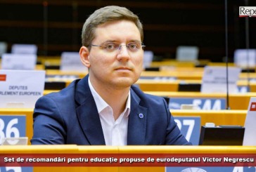 Set de recomandări pentru educație propuse de eurodeputatul Victor Negrescu
