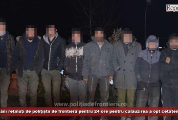 Doi români reţinuţi de polițiștii de frontieră pentru 24 ore pentru călăuzirea a opt cetăţeni afgani