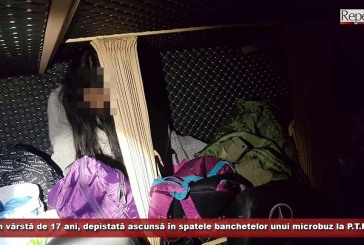 Tânără în vârstă de 17 ani, depistată ascunsă în spatele banchetelor unui microbuz la P.T.F. Nădlac