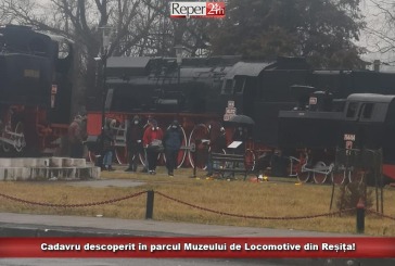 Cadavru descoperit în parcul Muzeului de Locomotive din Reșița!