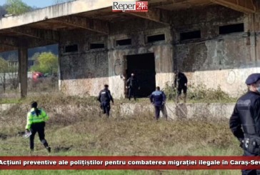 Acțiuni preventive ale polițiștilor pentru combaterea migrației ilegale în Caraș-Severin