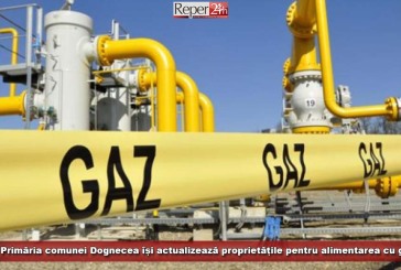 Primăria comunei Dognecea își actualizează proprietățile pentru alimentarea cu gaz