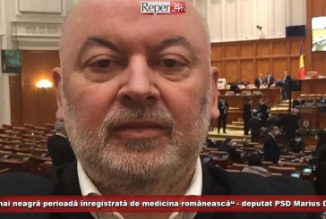 „Cea mai neagră perioadă înregistrată de medicina românească“ – deputat PSD Marius Damian