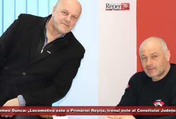 Romeo Dunca: „Locomotiva este a Primăriei Reșița, trenul este al Consiliului Județean”