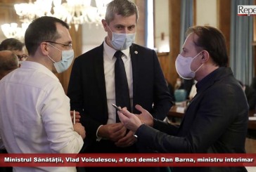 UPDATE Ministrul Sănătății, Vlad Voiculescu, a fost demis!