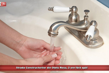 Strada Constructorilor din Oțelu Roșu, 2 ore fără apă!