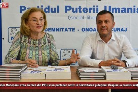 Noul lider Măceșanu vrea să facă din PPU-sl un partener activ în dezvoltarea județului! Grapini i-a promis susținere!
