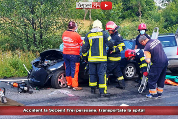 UPDATE: Accident la Soceni! Trei persoane, transportate la spital